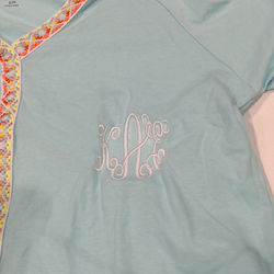 BLOOPER CLOTHING: Monogrammed Accent Cover Up