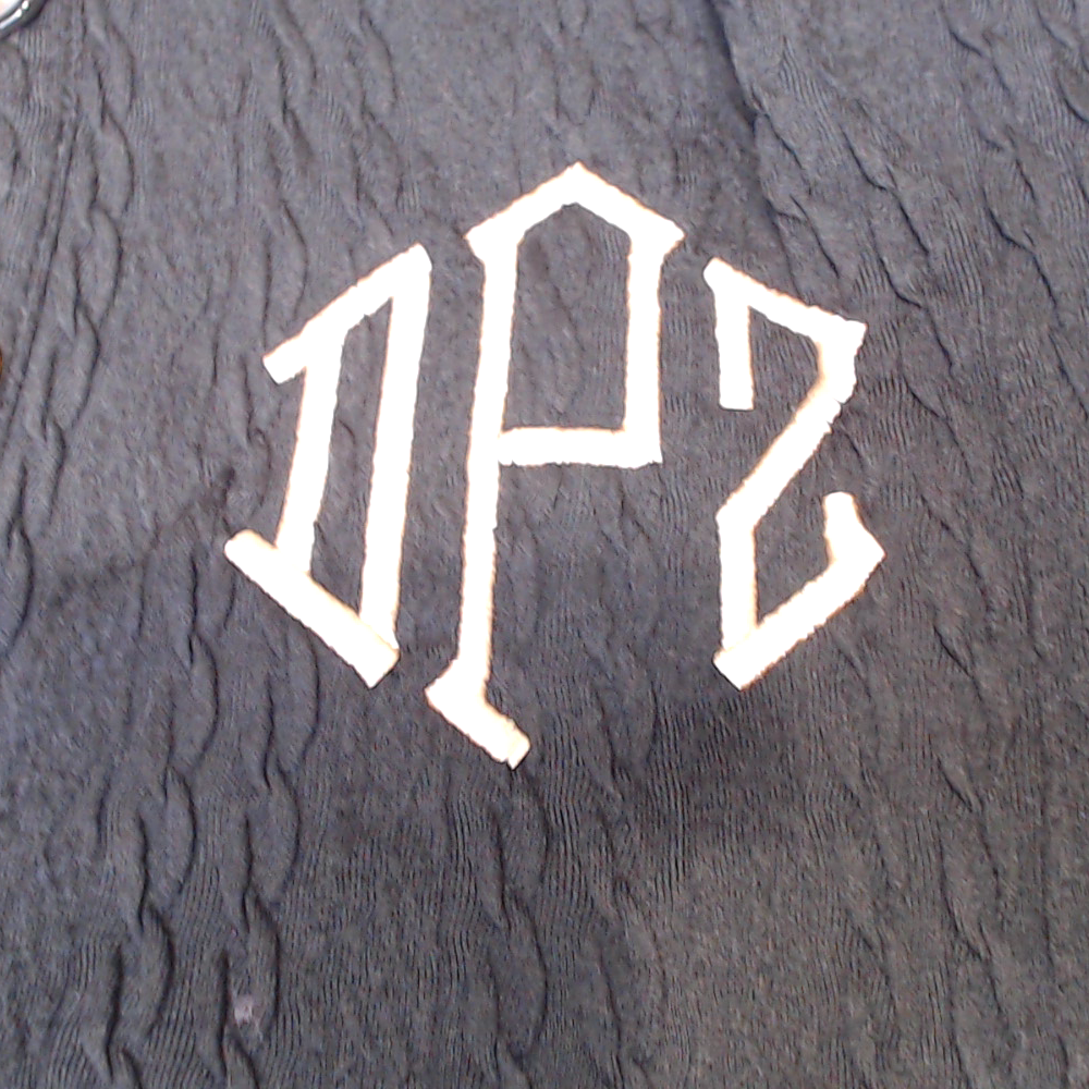 BLOOPER CLOTHING: Monogrammed Cable Knit Pullover