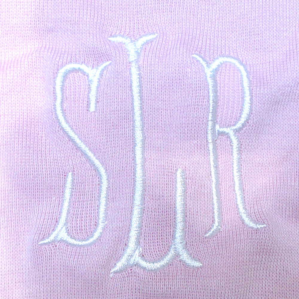 BLOOPER KIDS: Monogrammed Baby Layette Gown