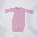 BLOOPER KIDS: Monogrammed Baby Layette Gown