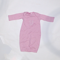 BLOOPER KIDS: Monogrammed Baby Layette Gown