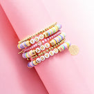 Monogrammed Girls You Are Loved Bracelets | Multi