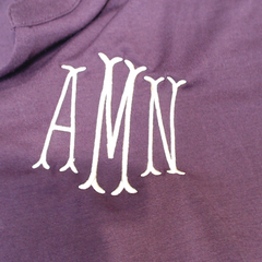 BLOOPER CLOTHING: Monogrammed Peplum Top