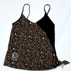 BLOOPER SWIM: Monogrammed Ruched Tankini