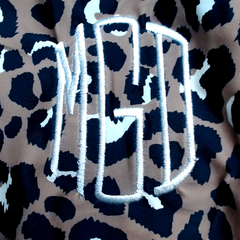 BLOOPER SWIM: Monogrammed Ruched Tankini