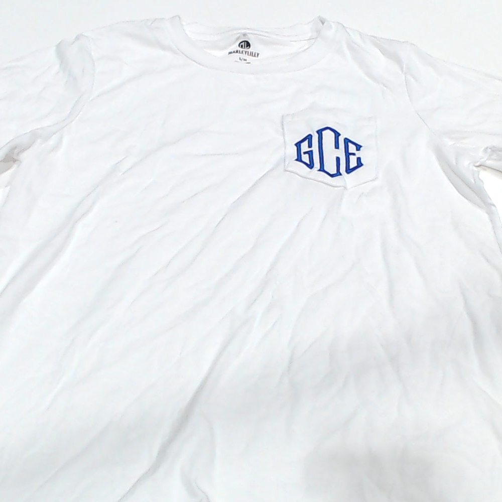 BLOOPER CLOTHING: Monogrammed Short Sleeve Shirt
