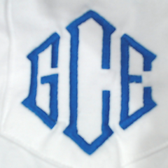 BLOOPER CLOTHING: Monogrammed Short Sleeve Shirt
