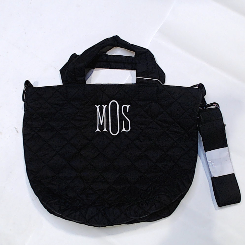 BLOOPER BAG: Monogrammed Diamond Quilted Crossbody
