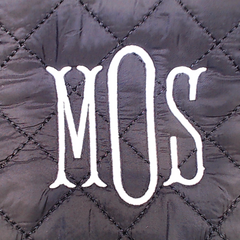 BLOOPER BAG: Monogrammed Diamond Quilted Crossbody