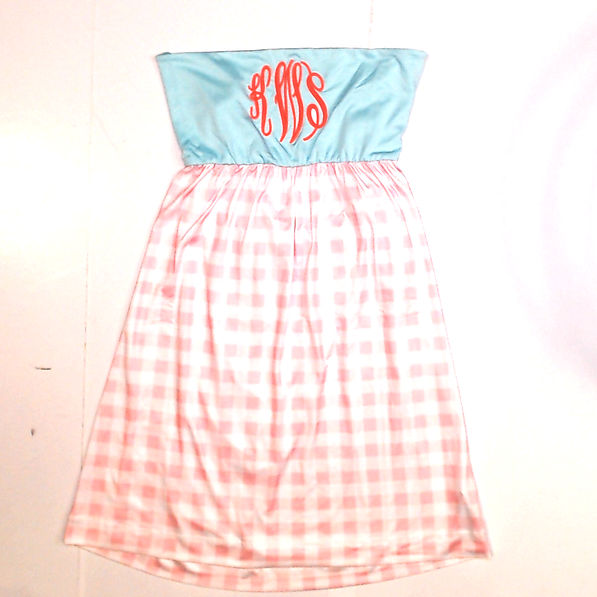 BLOOPER SWIM: Monogrammed Beach Cover Up
