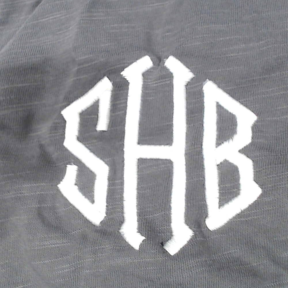 BLOOPER CLOTHING: Monogrammed Henley