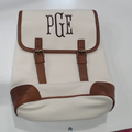 BLOOPER ACCESSORY: Monogrammed Backpack Purse