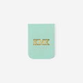Monogrammed Magnetic Bookmark in mint
