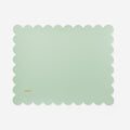sage scalloped edge mouse pad with monogram
