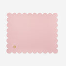 Monogrammed Scalloped Mouse Pad | Pink