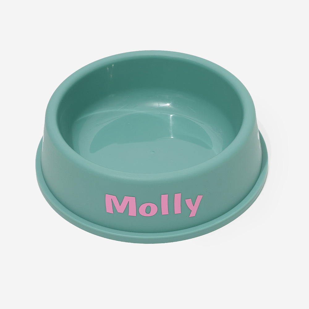 Monogrammed pet bowl in large 