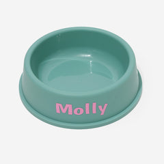 Monogrammed pet bowl in large 