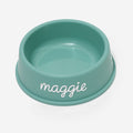 Monogrammed pet bowl in standard 