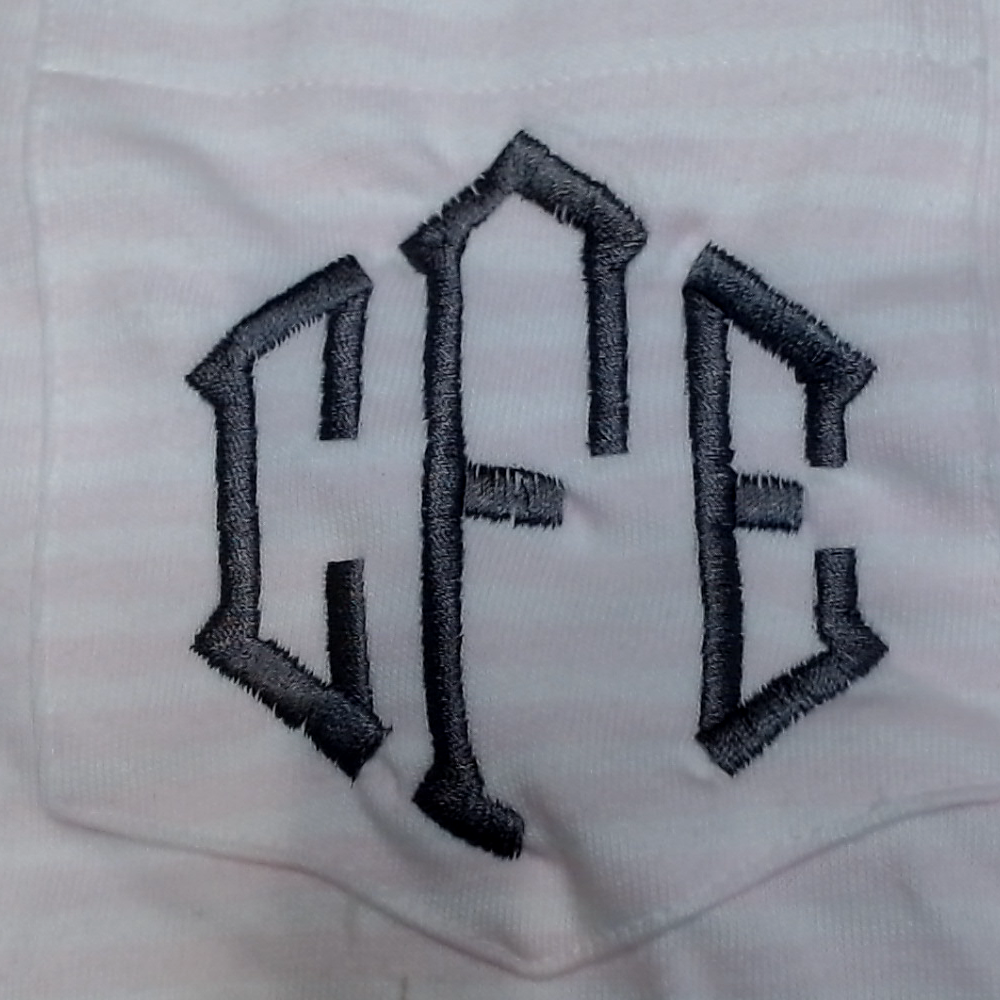 BLOOPER CLOTHING: Monogrammed Long Sleeve Shirt