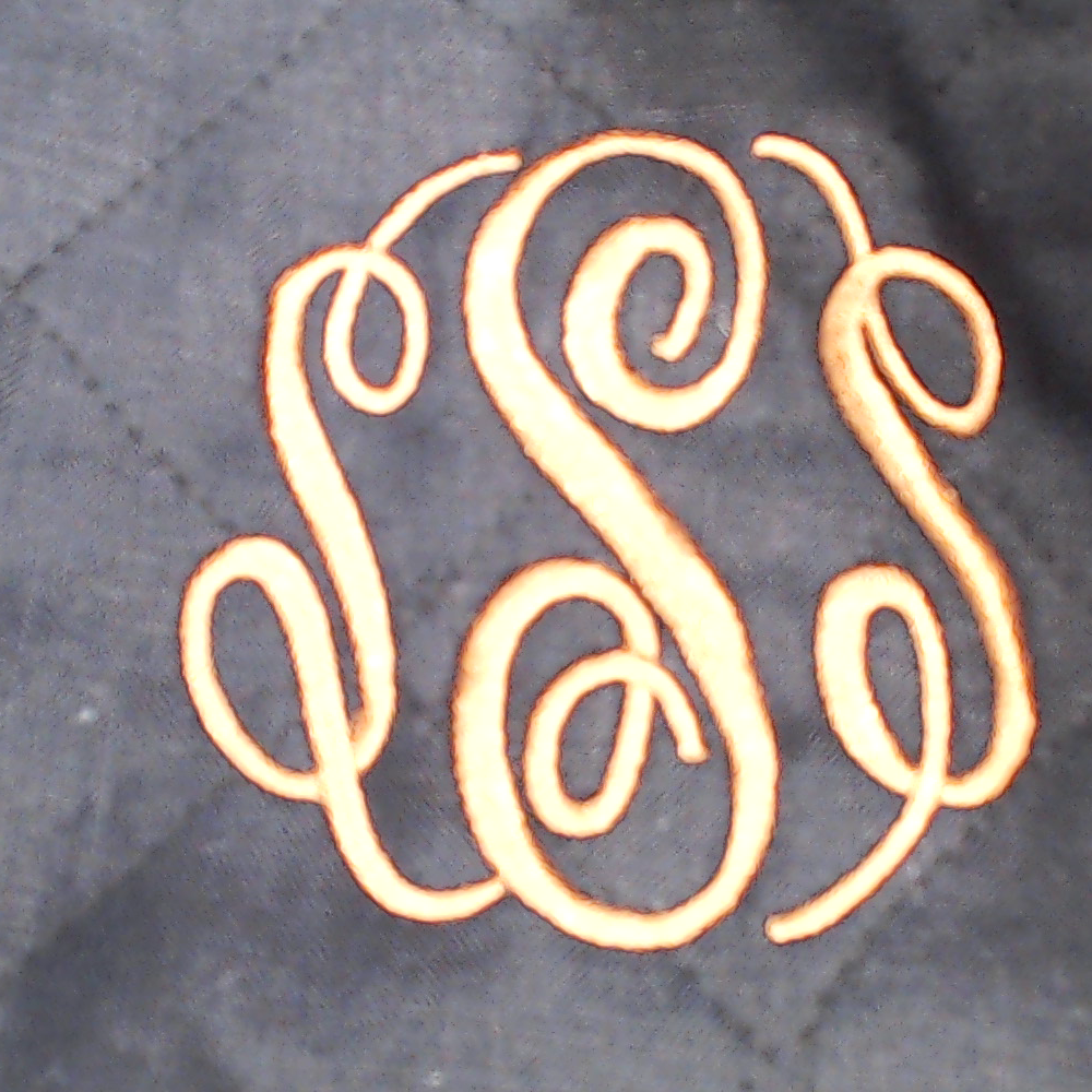 BLOOPER CLOTHING: Monogrammed Reversible Vest