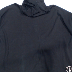 BLOOPER CLOTHING: Monogrammed Cowl Neck Poncho