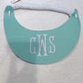 BLOOPER ACCESSORY: Monogrammed Foam Adjustable Visor