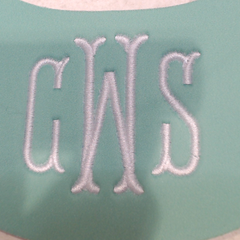 BLOOPER ACCESSORY: Monogrammed Foam Adjustable Visor