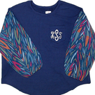 BLOOPER CLOTHING: Monogrammed Puff Sleeve Top