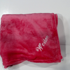 BLOOPER ACCESSORY: Monogrammed Baby Blanket