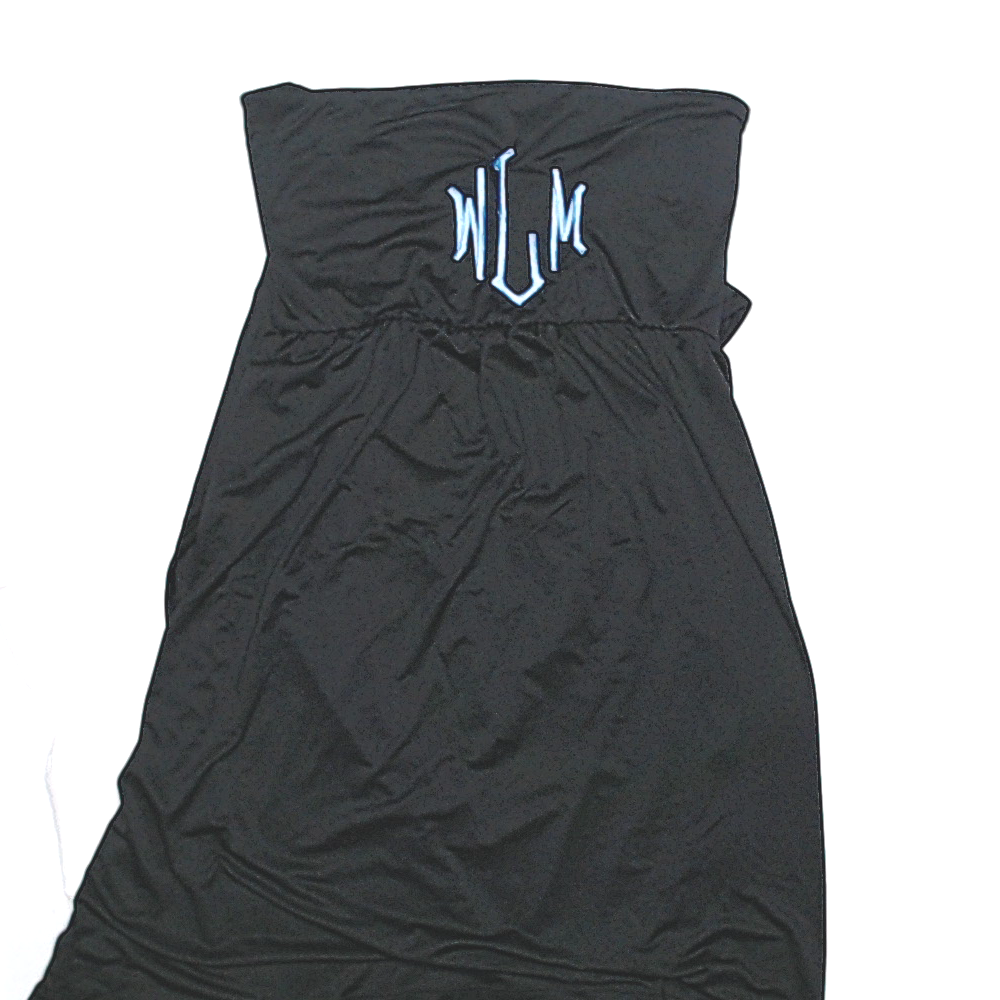 BLOOPER SWIM: Monogrammed Beach Cover Up