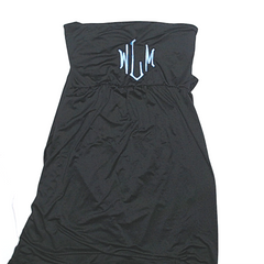 BLOOPER SWIM: Monogrammed Beach Cover Up
