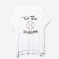 Sequin Sports Tee - Baseball