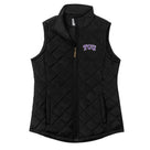 TCU Horned Frogs Puffer Vest | Black