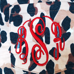 BLOOPER CLOTHING: Monogrammed Long Sleeve Shirt