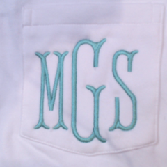 BLOOPER CLOTHING: Monogrammed Ringer Tee
