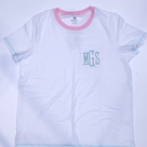 BLOOPER CLOTHING: Monogrammed Ringer Tee