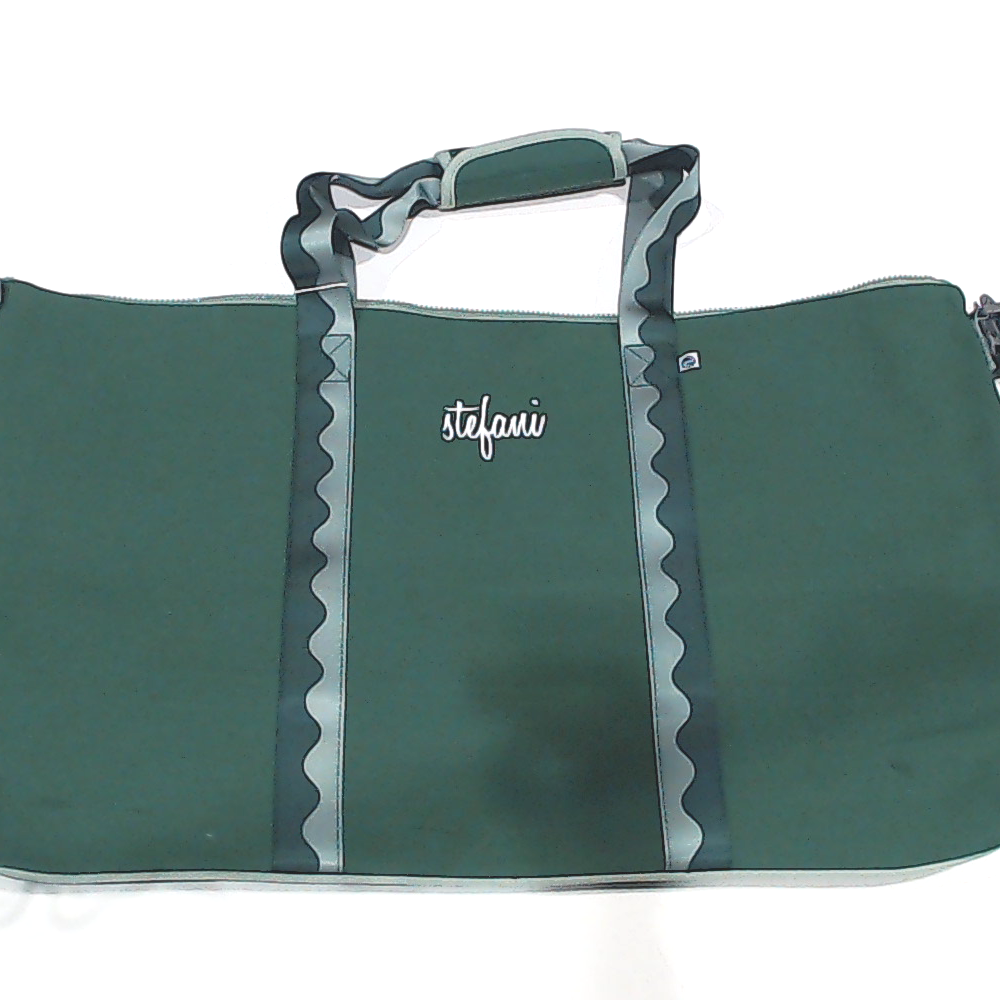 BLOOPER BAG: Monogrammed Weekend Bag