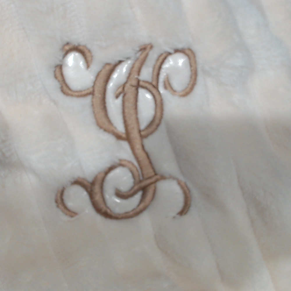 BLOOPER CLOTHING: Monogrammed Plush Robe
