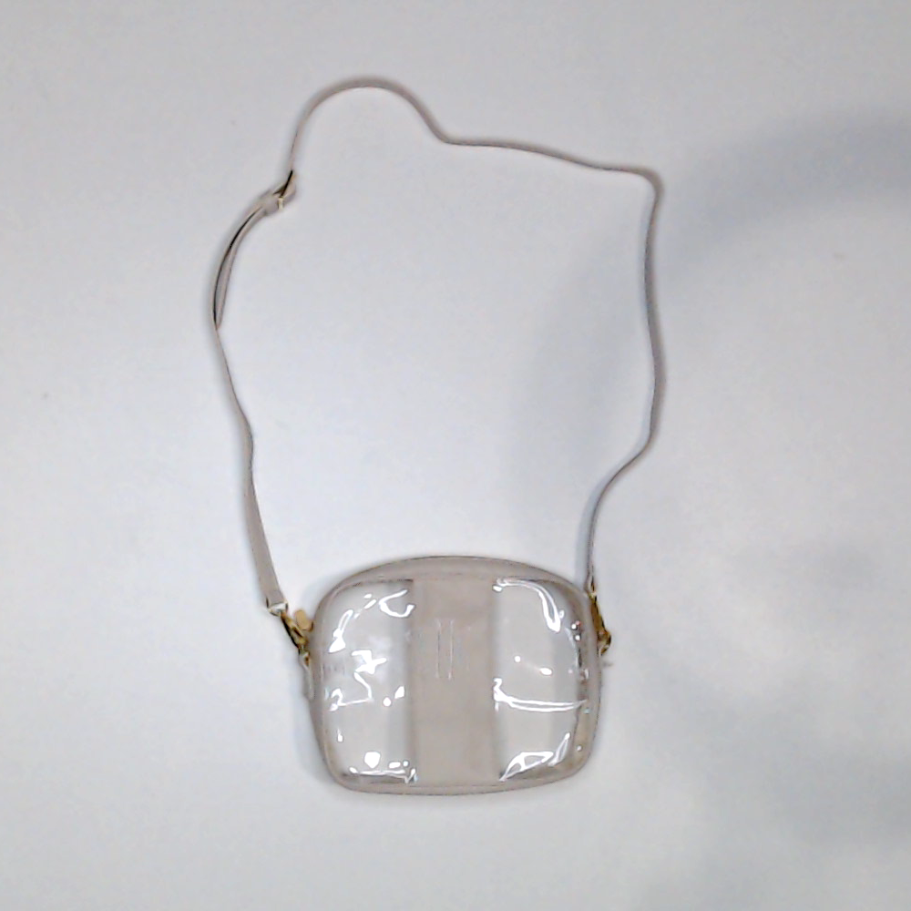 BLOOPER BAG: Monogrammed Clear Stadium Crossbody Bag