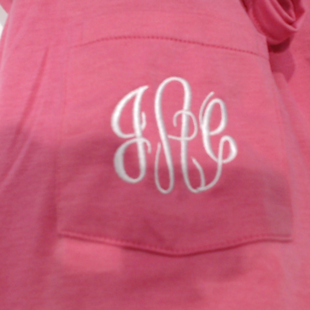 BLOOPER CLOTHING: Monogrammed T-Shirt Dress