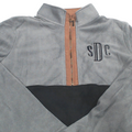 BLOOPER CLOTHING: Monogrammed Colorblock Fleece Pullover