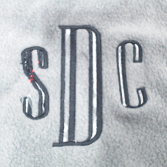 BLOOPER CLOTHING: Monogrammed Colorblock Fleece Pullover