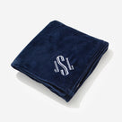 Personalized Plush Blanket | Navy