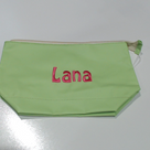 BLOOPER BAG: Monogrammed Splash Proof Zip Pouch