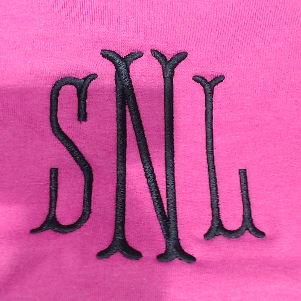 BLOOPER CLOTHING: Monogrammed Open Back Sweatshirt