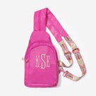 Personalized Sling Backpack | Hot Pink