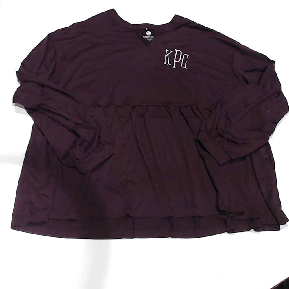 BLOOPER CLOTHING: Monogrammed Peplum Top