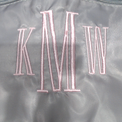BLOOPER BAG: Monogrammed Carry On Weekender