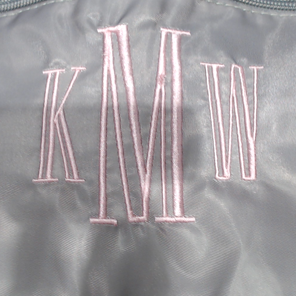 BLOOPER BAG: Monogrammed Carry On Weekender