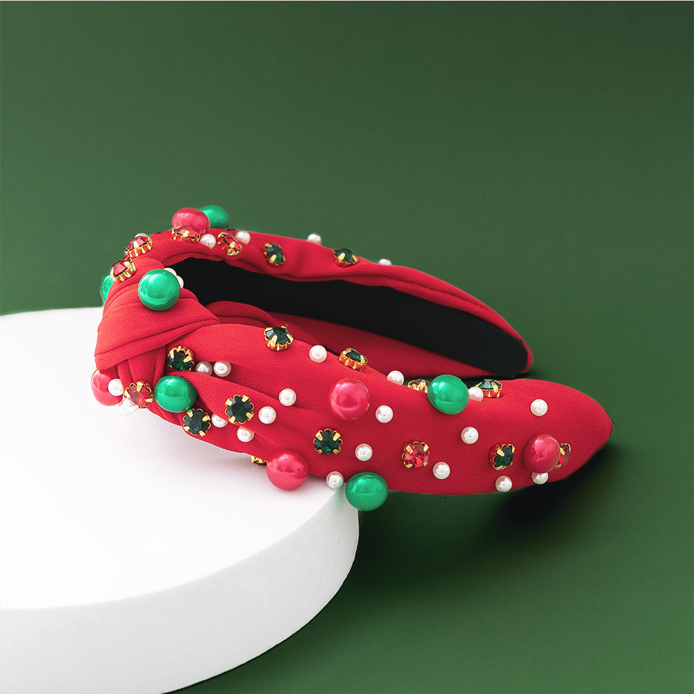 christmas headband on display dish